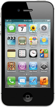 Смартфон APPLE iPhone 4S 16GB Black - Щербинка