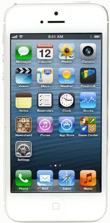 Смартфон Apple iPhone 5 32Gb White & Silver - Щербинка
